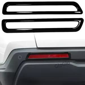 CR-V CRV 용 자동차 액세서리 ABS 광택 블랙 외부 후면 안개등 커버 트림 2pcs