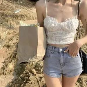 친절한탄씨 하이웨이스트 여성 데님 숏팬츠 핫팬츠 반바지 슬림핏 여름 여성데님숏팬츠 여자청반바지