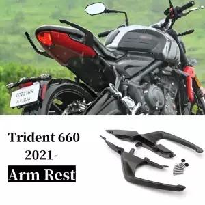 트라이던트660 TRIDENT 660 오토바이 알루미늄 암레스트 리어 그랩 바 키트 동승자 핸들