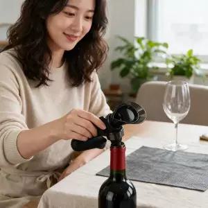 푸어러 세이버 스토퍼 보관 밀폐 보존 바 홈바 용품 색상 와인