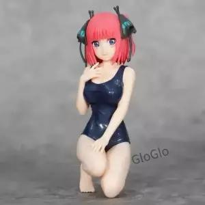 약 12cm 니노 나카노 미쿠 캐릭터 인형 데스크탑 장 모델 창문 디스플레이 수집품 주변기기 선물