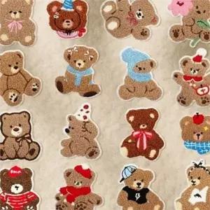 의류 패치 자수 패치 핸드메이드 귀여운 와펜 가방 패션 꾸미기 다림질 패브릭 수놓은