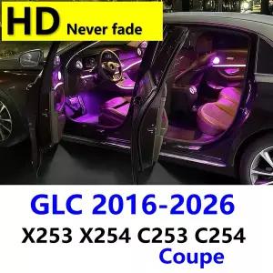 도어라이트 로고빔 도어램프 메르세데스 벤츠 호환 GLC 클래스 X253 X254 LED 자동차 도어 프로젝터 라이트