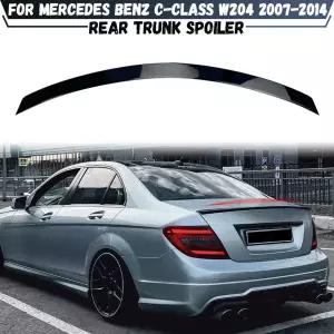 스포일러 리어 에어로파츠 메르세데스 벤츠 호환 C 클래스 W204 2007-2014 C180 C250 C300 C63 AMG 테일 윙