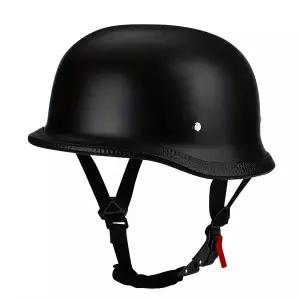 바이크 오토바이 반모헬맷 하프 헬멧 독일 가죽 빈티지 오픈 페이스 바이커 파일럿 DOT 인증 M-L-XL