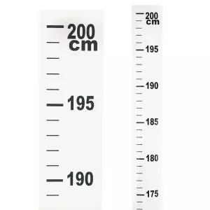 OCE 벽접탁 투명 200CM 표시 스티커 아기 성장판 아기 키재기 스티커 어린이 시트지