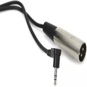Hosa XVM-110 미터 10피트 직각 1/8인치 TRS to XLR 수컷 케이블