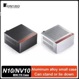 JONSBO NV10 N10 ITX 미니 케이스 4.5L 알루미늄 합금 데스크탑 오피스 컴퓨터 1U FLEX 전원 공급 장치를