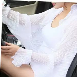 주름 볼레로 가디건 플리츠