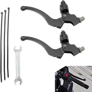 Zigeiya 2 PCS 오토바이 클러치 레버 바이크 브레이크 좌우 핸들 CRF50 XR50 더트 모터 모토크로스 호환됨