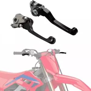 IUVWISN 오토바이 브레이크 클러치 레버 피벗 세트 CRF250R용 조절식 CNC 2007-2025 CRF250RX 2019-2025