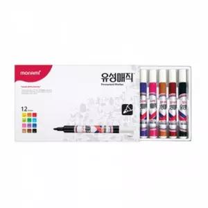 모나미 유성매직 12색