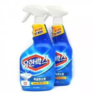 유한락스 욕실청소용 2P 주방청소용 곰팡이제거 세정제