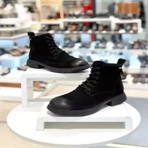 탠디 여성 누벅 골드장식 기모4cm 워커부츠X25P507F EPT