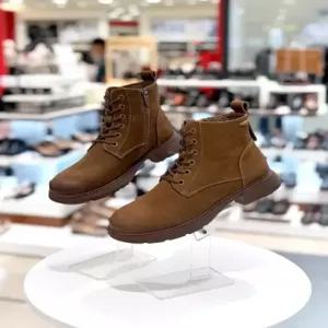 탠디 여성 누벅 골드장식 기모4cm 워커부츠X25P507H EPT