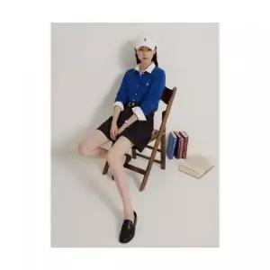 빈폴 BEANPOLE LADIES 울 슬림케이블 가디건 카디건 블루 (BF685AE06P) BF685AE06P 473203