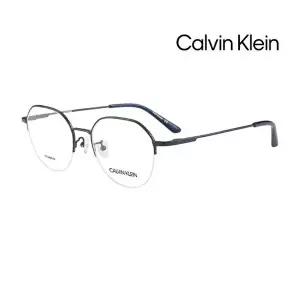 [Calvin Klein]안경테 CK21113A 410 라운드 반무테 티타늄 여자 남자 안경
