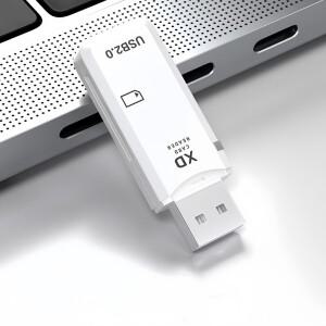 고품질 USB XD 사진 카드 리더기 올림푸스 후지 카메라용 2.0 메모리 어댑터 컴퓨터 플러그 앤 플레이