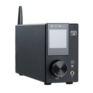 S.M.S.L AD18 AUDIO HIFI 스테레오 앰프 BLUETOOTH 4.2 지원 APT-X 및 USB DSP 풀 디지털 파워 앰프 2.1 소형 80WX2 클래스 D 서브우퍼 출력 포함
