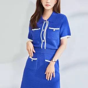 [로엠]반팔 카라 가디건 RMCKC38S53 T_P406215462