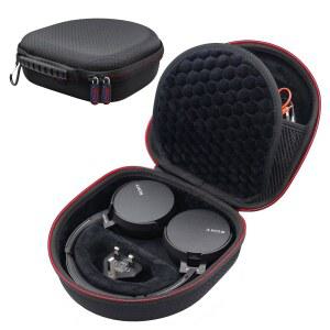 소니 WH-CH520 / WH-CH510 MDR-ZX110 JBL LIVE 680NC TUNE 520용 온이어 헤드폰/헤드셋용 디지차지 케이스 평면 접이식BT 510BT 무선 블루투스 보호용 여행용 수납 가방