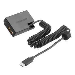 USB Type-C - DR-E18 LP-E17 더미 배터리 Canon EOS 반란군 T6i T6s T7i T8i RP SL2 SL3 R8 R10 R50 R100 7