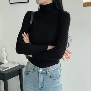 일상잇템 여자 기본 골지 겨울 목폴라 니트 터틀넥 이너 목티