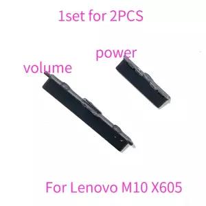Lenovo TAB M10 X605 TB-X605용 1세트 전원 켜기 끄기 볼륨 높이기 아래로 측면 버튼 키
