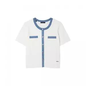 (국내매장) 게스 GUESS 2color 여성 반팔 스웨터 자켓 RP2S06J3