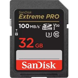 SANDISK EXTREME PRO 32GB SDHC UHS-I 카드 (SDSDXXG-032G-GN4안에)