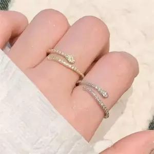 레이어드 여성 반지 심플 데일리 반지 스네이크 은반지 주얼리 디자인 여성반지