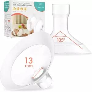 메델라 펌프용 13mm 브레스트 플랜지 2개 세트 스타일 심포니 프리스타일 소나타 맥스플로우 및 랜시노
