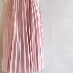 [라일리여성의류] Rly 여성 미디스커트 쉬폰 주름 허리밴딩 플리츠 치마 52890595)