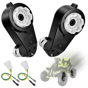 24V 전원 바퀴 모터 업그레이드 기어박스 2개 라이드온 장난감용 24v RS555 40000RPM 고속 구동 엔진 교체