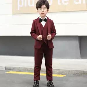 남아정장 결혼식 주니어 유아 정장 아동 아기 돌아기 레드세트