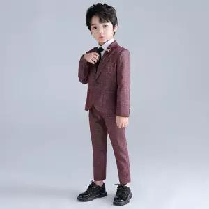 유아정장 남아 정장 돌잔치 아기정장 초등 주니어 레드 3종정장세트