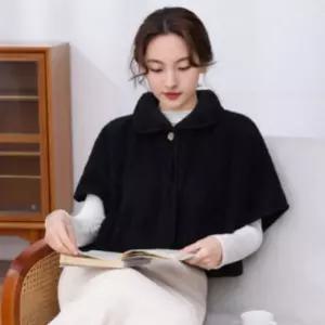 가을 겨울 방한 여성 여자 카라넥 케이프 망토 어깨 숄 4color