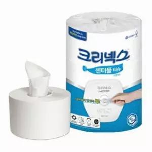 크리넥스 센터풀 티슈 화장지 1 000매X3롤X4팩 12롤))