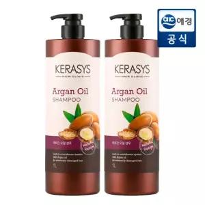 [T쇼페] 케라시스 내추럴레시피 아르간오일 샴푸 1L x 2개