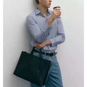 [롯데백화점]질스튜어트 [LUKE][노트북수납] 루크 블랙 소가죽 토트백 JUBA6E630 BK