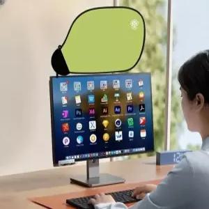 사무실햇빛가리개 빛 차단 캐노피 나뭇잎 에어컨 비침 가림막 모니터 형광등 바람막이 천장
