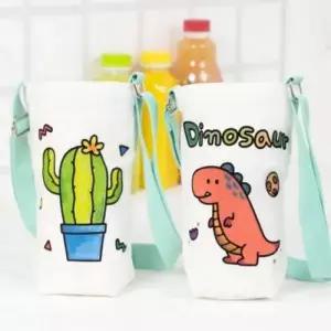 텀블러 백 만들기 꾸미기 패브릭 컬러링 개 물통 보냉텀블러