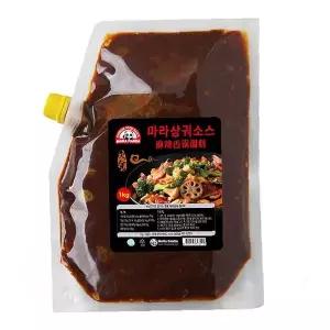 매콤한 중화풍 마라 향신료 소스 1kg 볶음 요리 전골 찌개 양념 조미료