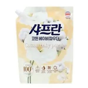 섬유유연제 코튼 베이비파우더 용기 핑크 파우더 세탁 유연제 1개 향좋은섬유