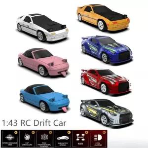 2.4G 1 43 RC 드리프트 자동차 자이로스코프 탑재 4륜구동 풀 프로포션 무선 조종 JJRC C8827 미니