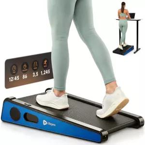 Lifepro PacerMini 경사형 워킹 패드 가정용 미니 아파트 및 사무실용 최대 속도 3 MPH 하중 220파운드