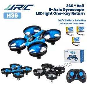 JJRC H36 미니 드론 4채널 6축 리스 모드 헬리콥터 360 플립 1/2/3 배터리 리모컨 쿼드콥터 RC