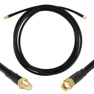 GEMEK 10FT SMA 연장 케이블 수컷-암컷 커넥터 50옴 KMR240 저손실 동축 4G LTE 라우터용 셀룰러 SDR USB 동글 수신기