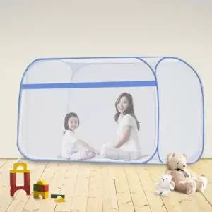 모기장 바닥있는 원터치 1인용 접이식 슈퍼 바닥있는모기장 벙커 싱글