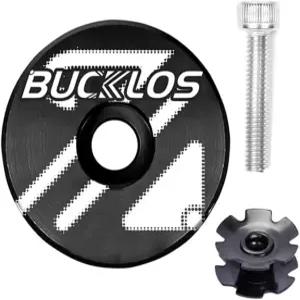 BUCKLOS 자전거 헤드셋 탑 캡 및 스타 너트는 1-1/8인치 포크 스템에 맞으며 알루미늄 합금과 카본 파이버